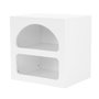 Hanah Home Lorin Mesita de Noche Blanca
